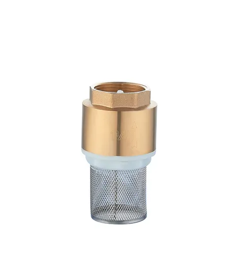 Brass Water Vertical Spring Loaded Ball Lift Check Valve